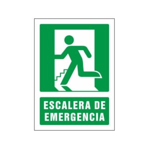 Señal Escalera de emergencia